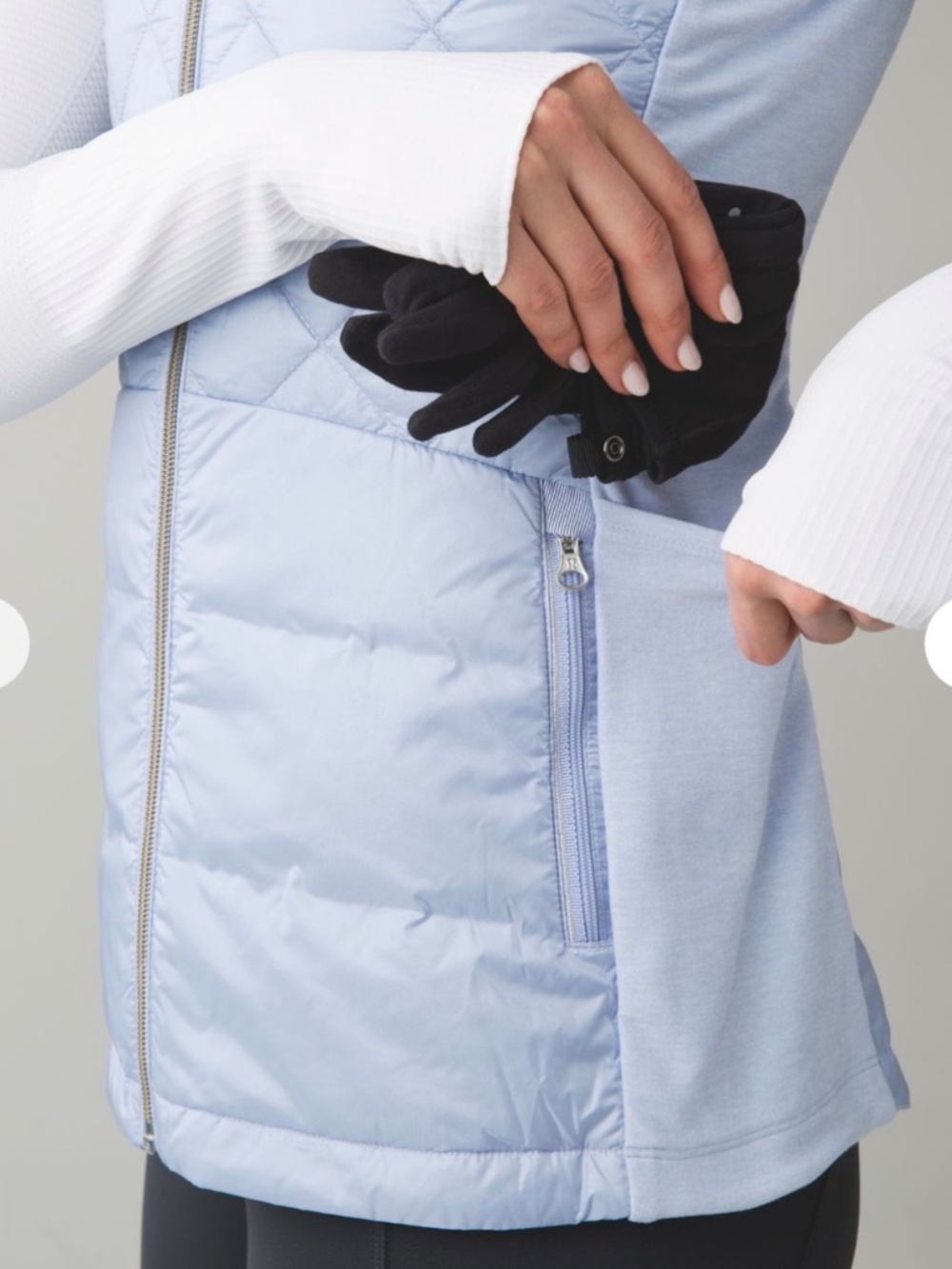 Lululemon Down For A Run Vest *Goose Down Quilted Cool Breeze 12 - Picture 4 of 9